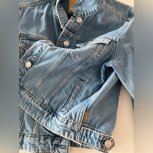 NEW ⭐️ PAIGE VIVIENNE RELAXED DENIM JACKET SIZE M - Picture 6 of 13